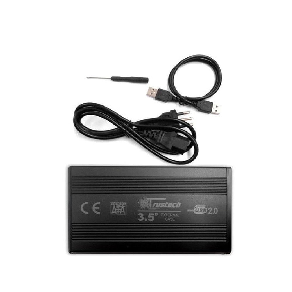 Trade Shop - Box Esterno Case Supporto Adattatore Per Hhd Hard Disk Da 3,5" Sata Usb 2.0 -