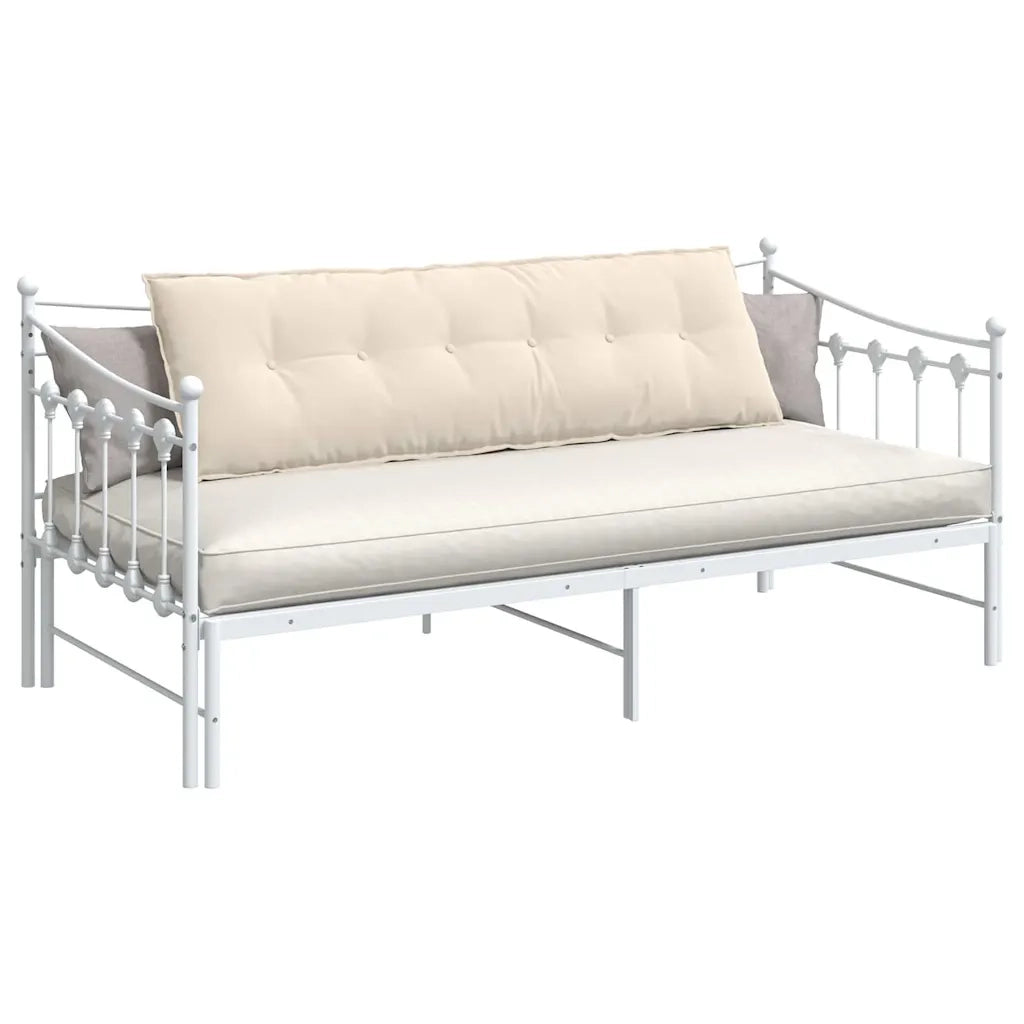 Cuscino per Schiena Beige 160 x 50 cm Tessuto in Microfibra 42014907