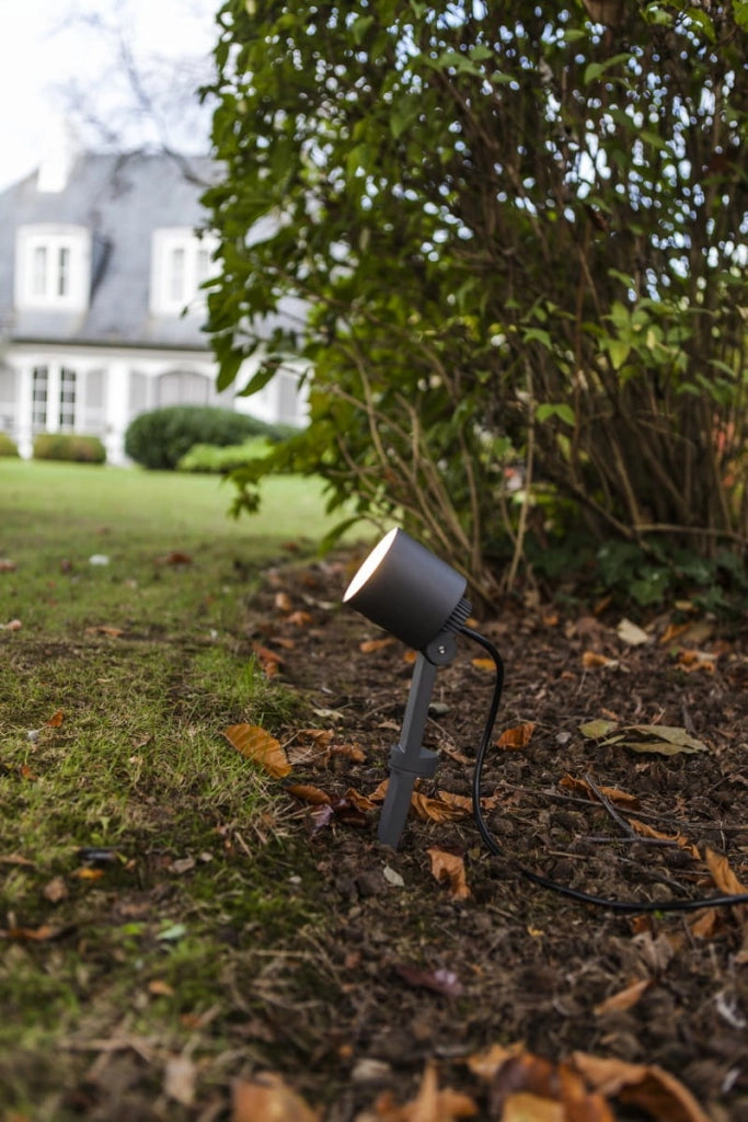 Lampione da giardino Explorer antracite LUTEC LED 5W