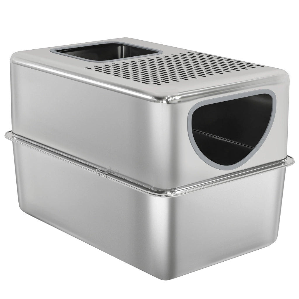 Arenero per Gatti ¨C Minimal ¨C Acciaio Inox XL