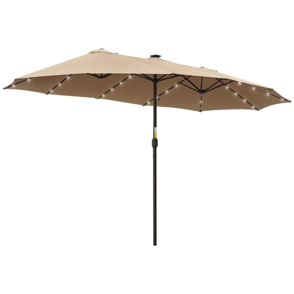 Tendone da Giardino con LED ¨C Minimal ¨C Caqui 450x265x240 cm