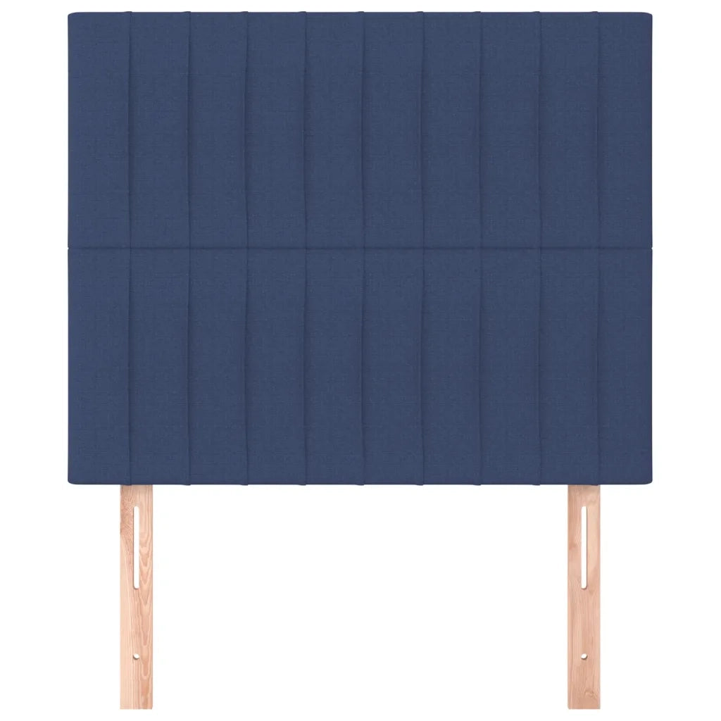 Testiera | Testata Blu 100x5x118/128 cm Tessuto