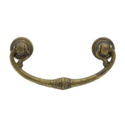 BL MANIGLIA 03027  82X40 MM OTTONE ANTICATO
