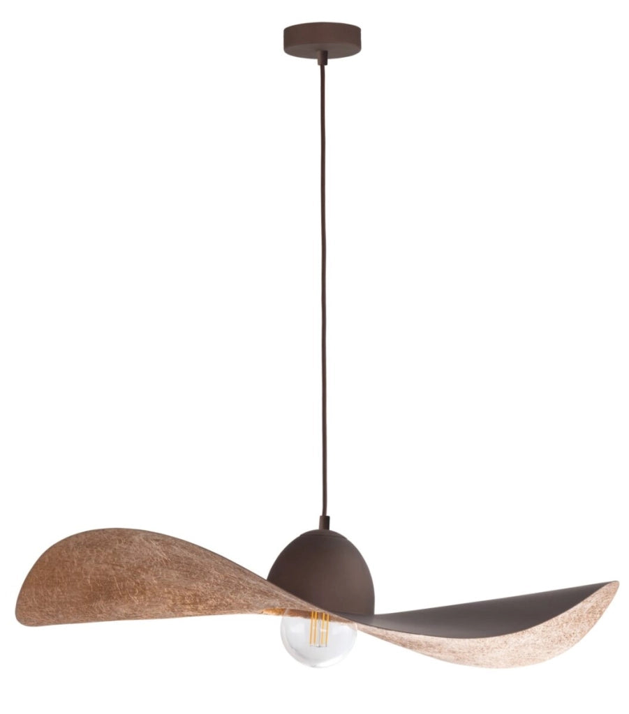 Lampada sospesa Kapello rame/marrone Ø76 E27 Sigma