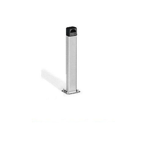 COLONNINA IN ALLUMINIO ANODIZZATO NATURALE. H = 500 MM CAME DOC-L