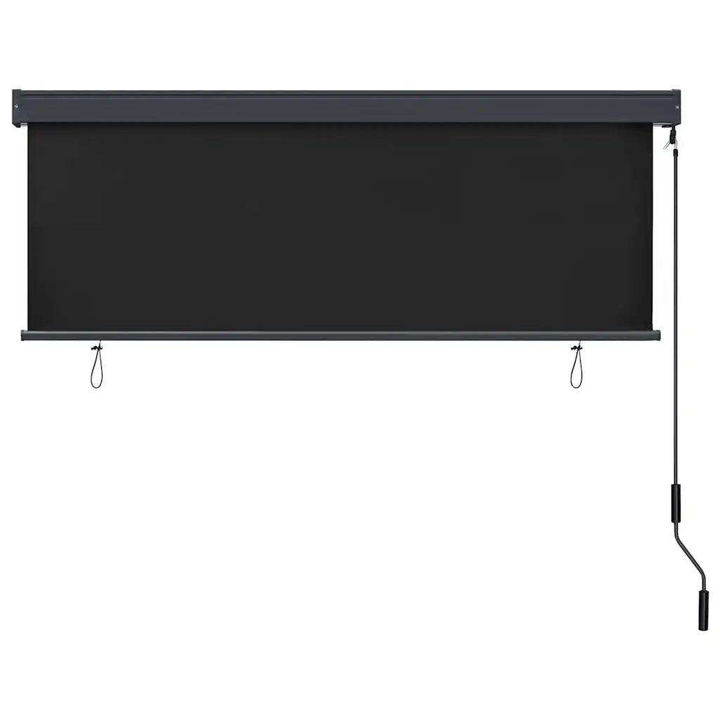 Tenda a rullo | Tenda avvolgibile Antracite 180 x 250 cm Tessuto e Alluminio