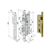 Serratura Inf.Legno 015.45.00.0 Welka