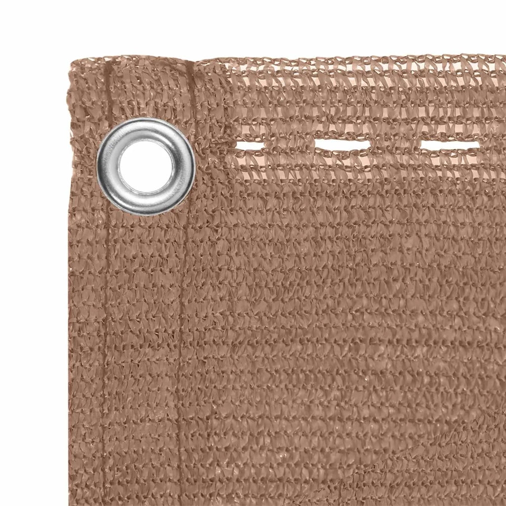 Schermo da balcone Tortora 120 x 700 cm HDPE e alluminio 4003149