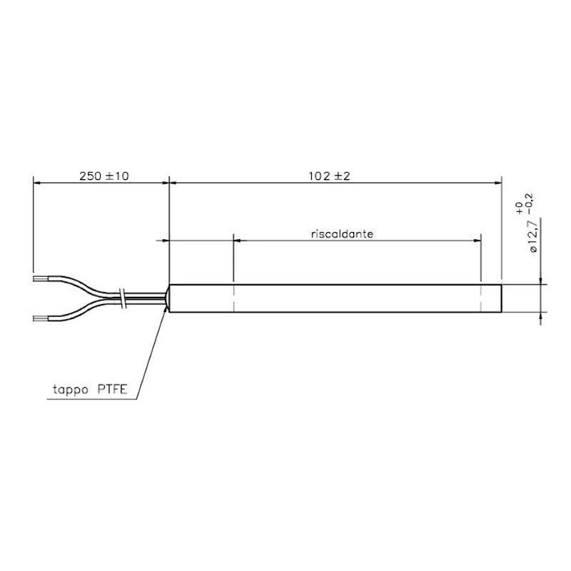 UTXM016013 Resistenza accensione lineare per stufe a pellet