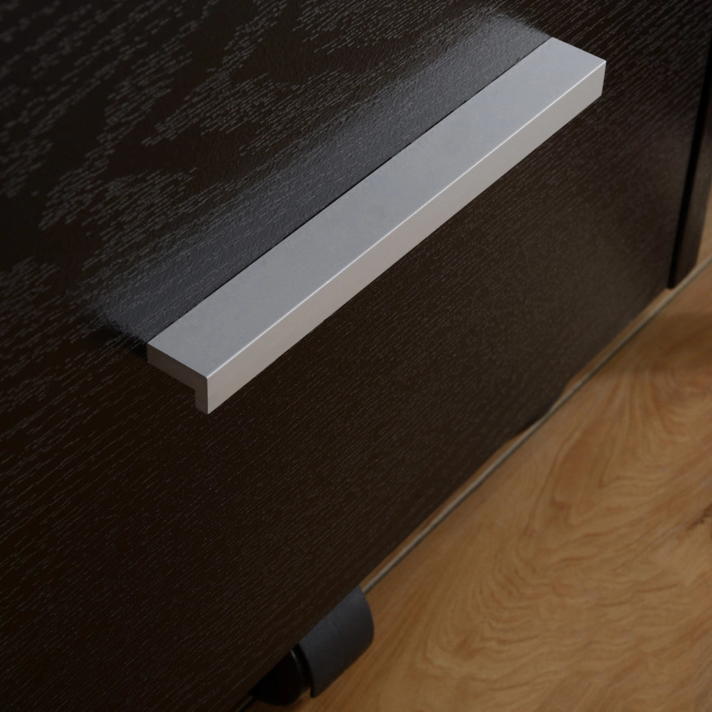 Cassettiera portadocumenti in legno con ruote ¨C Xylo ¨C 3 cassetti, nero, 39x40x65 cm