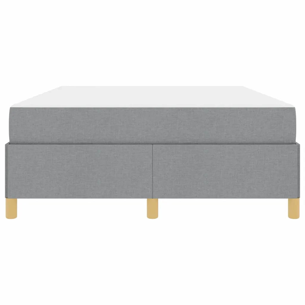 Struttura del letto Grigio chiaro 140 x 200 cm Tessuto