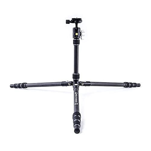 VANGUARD VESTA TB 204CB Vesta Treppiede da viaggio in carbonio 4 sezioni 130 cm carico 3 kg colore Nero
