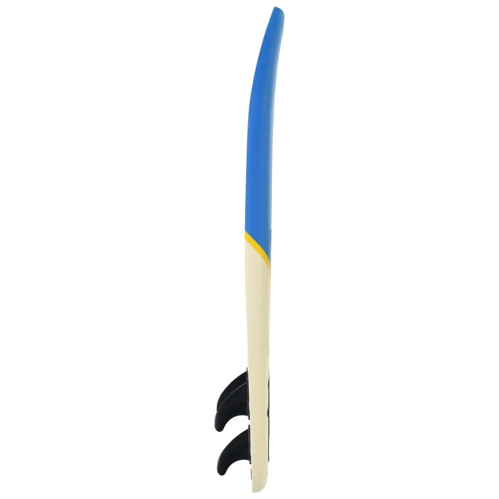 Tavola da Surf 170 cm Blu e Crema 91687