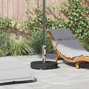 Base per ombrellone-Supporto per ombrellone Nero ? 45 x 37.5 cm Granito