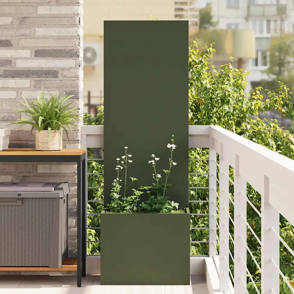 Schermo per privacy in giardino Oliver verde 50 x 150 cm 876444