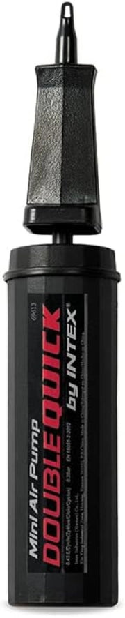 Pompa Mini Double Quick, Plastica, Nero, 29 cm,Intex