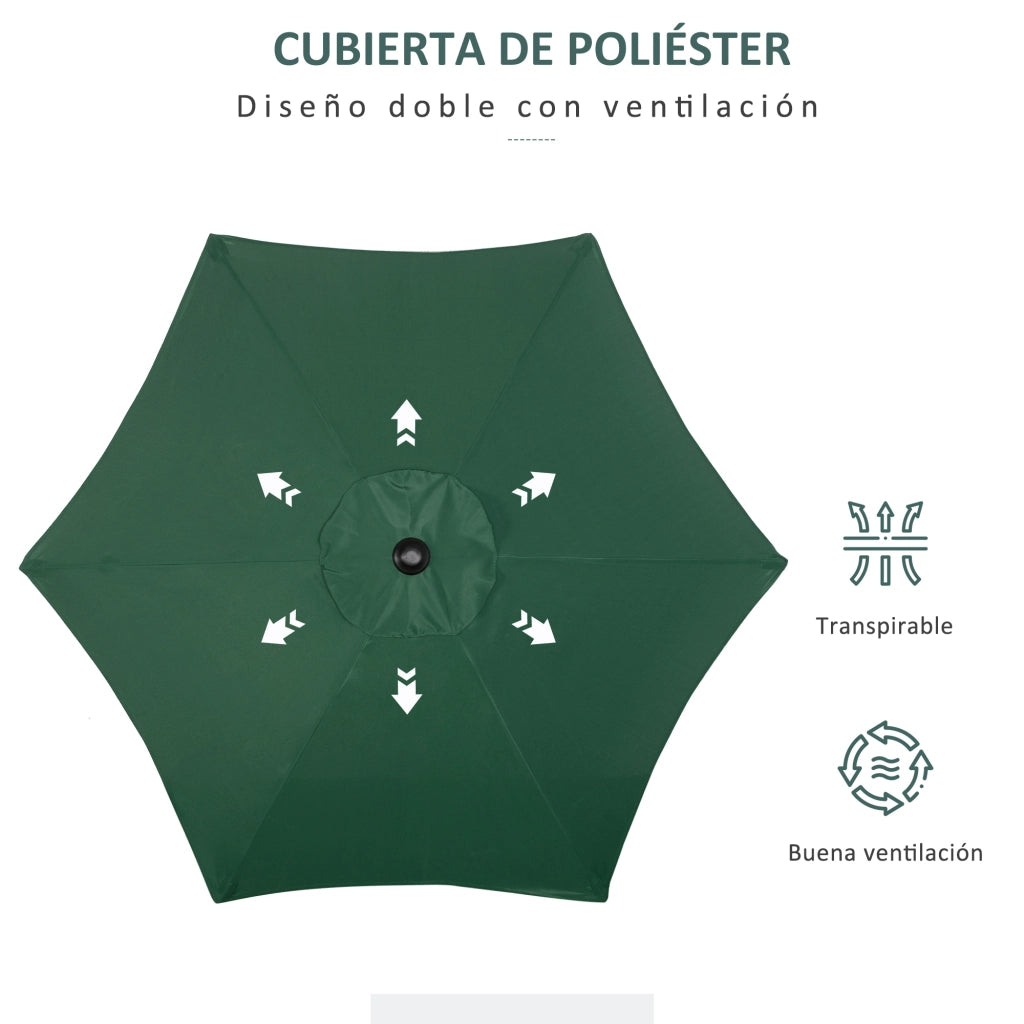 Ombrellone da Giardino ¨C Minimal ¨C Verde