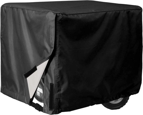 Copertura universale impermeabile per generator, protezione contro la polvere, copertura per attrezzature di macchina - per la maggior parte dei generatori (66*51*51cm) - nero