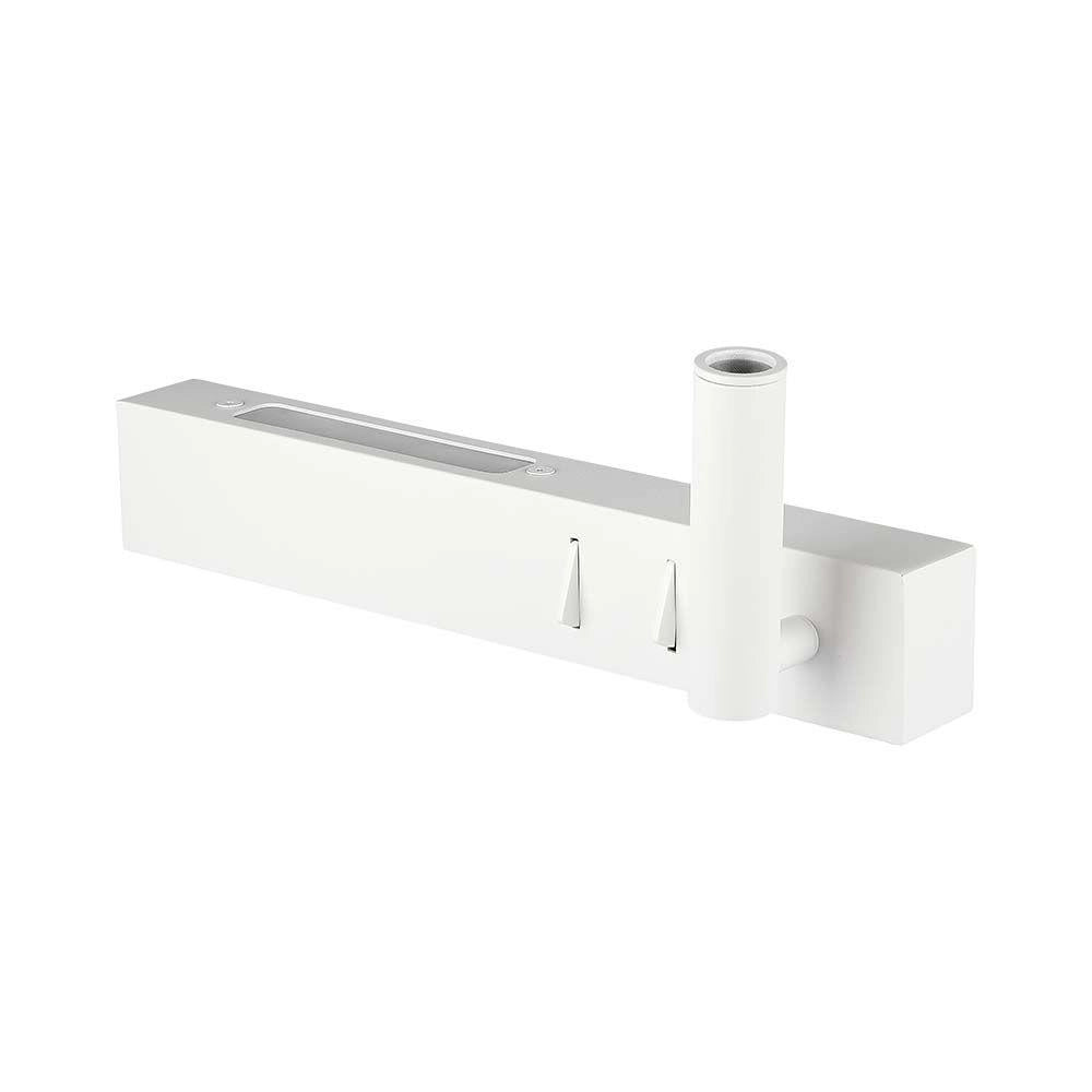 V-TAC Applique LED 9W lettura interruttore bianca 3000K
