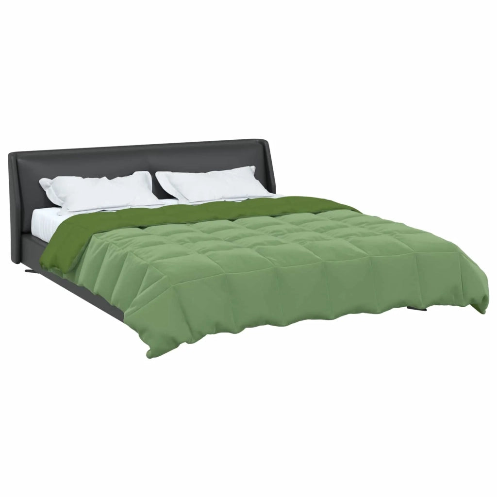 Piumone Completo Annuale Verde 220 x 240 cm Microfibra 42026046