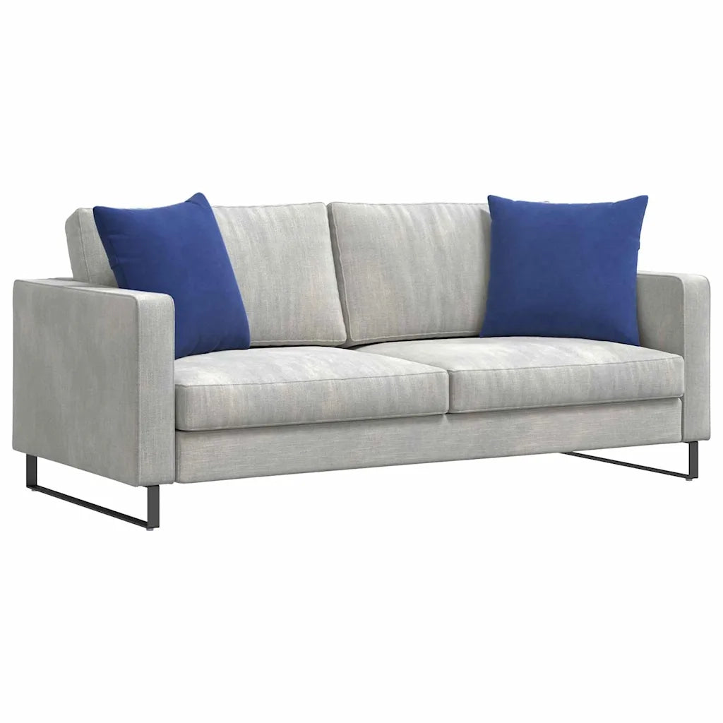 Cuscini da Divano 2 pz-Set di 2 Cuscini per Sofa Blu Polizia 50 x 50 cm Tessuto in Cords