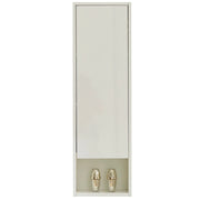 Mobile a Colonna per Bagno 30x20x100 cm in MDF Bianco