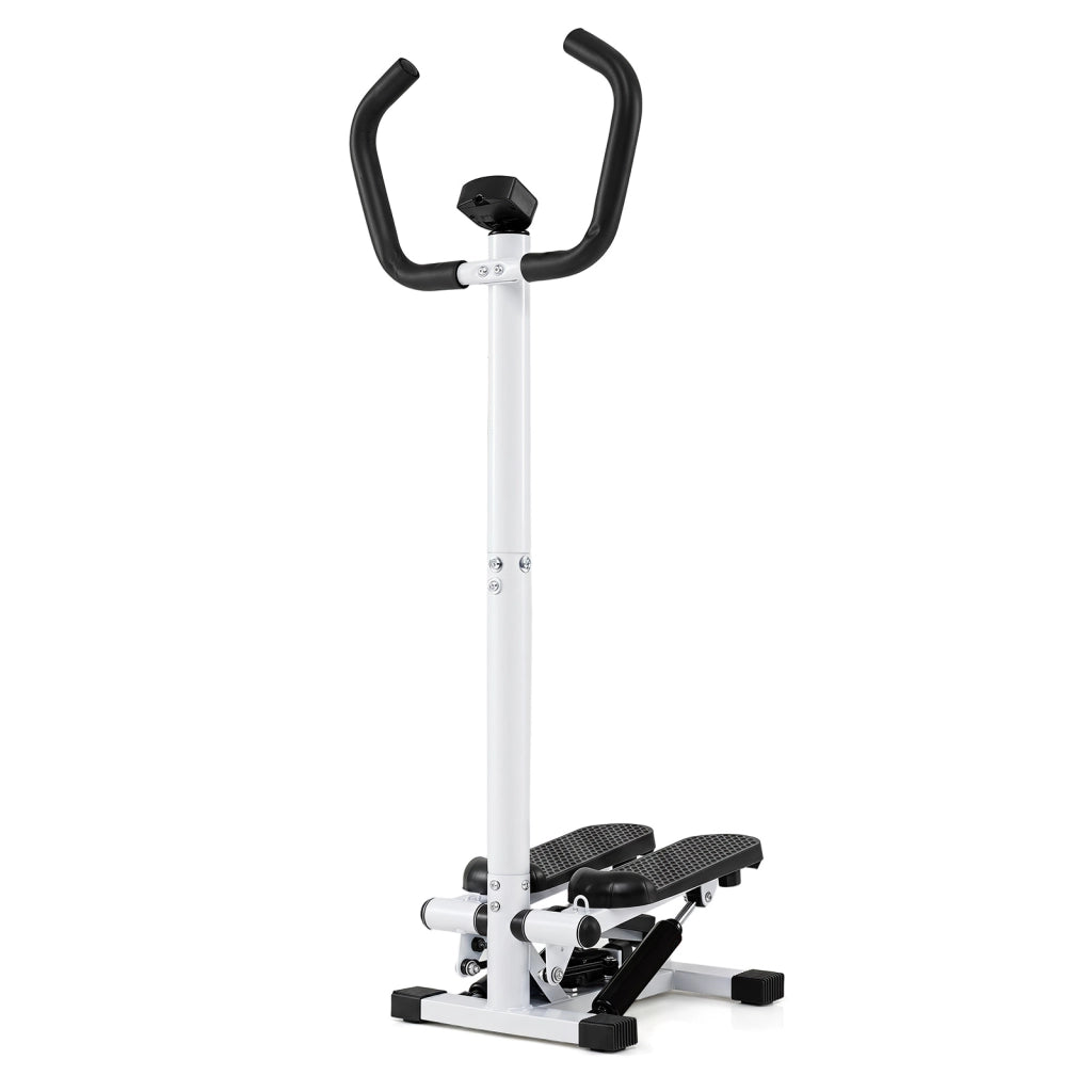 Stepper fitness casa con manubrio e monitor compatto e silenzioso, Step twister antiscivolo intensit¨¤ regolabile