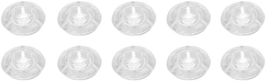 Pedale di Accompagnamento Universale - 10 Stuks - Translucido - Universale - Adatto per Pedali da 10mm - Riduce gli Errori - Pedale di Effetto