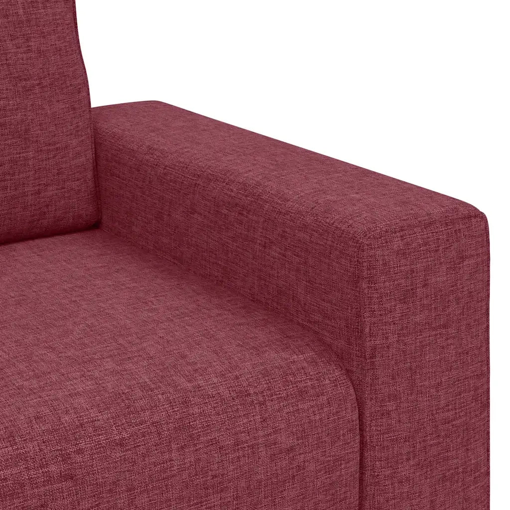 Divano a 2 Posti Rosso Vino 180x77x82 cm in Tessuto 4105169