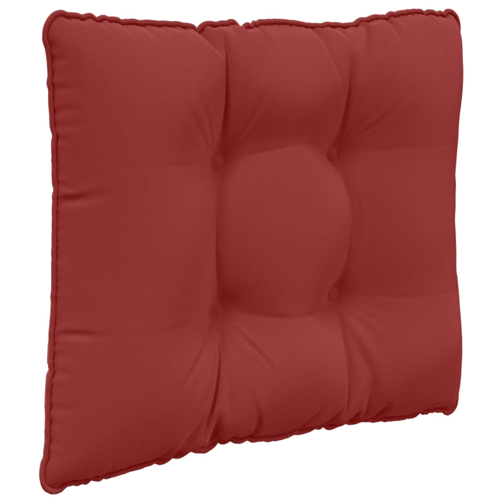 Cuscino per divano da esterno 3 pcs Rosso vino Poliestere 900804