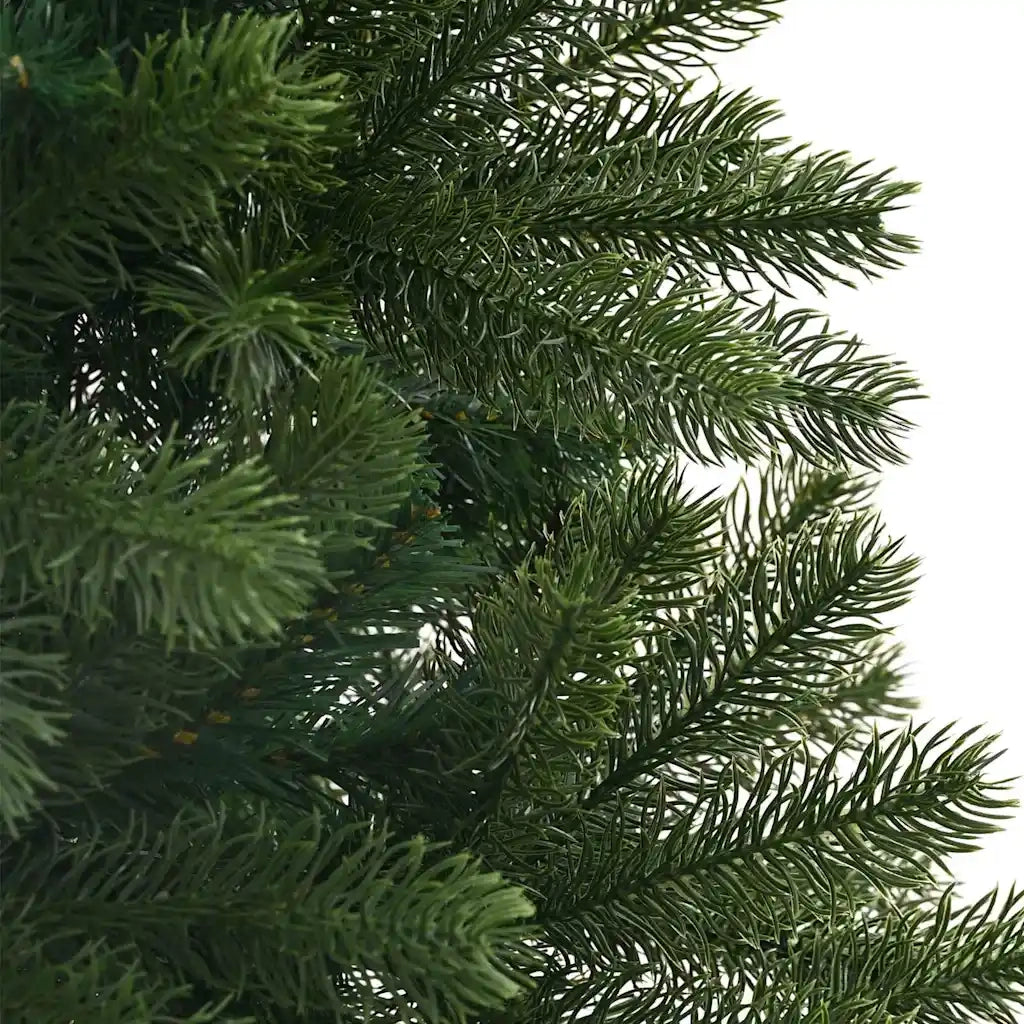 Albero di Natale artificiale con 300 LED Verde 240 cm PE e PVC