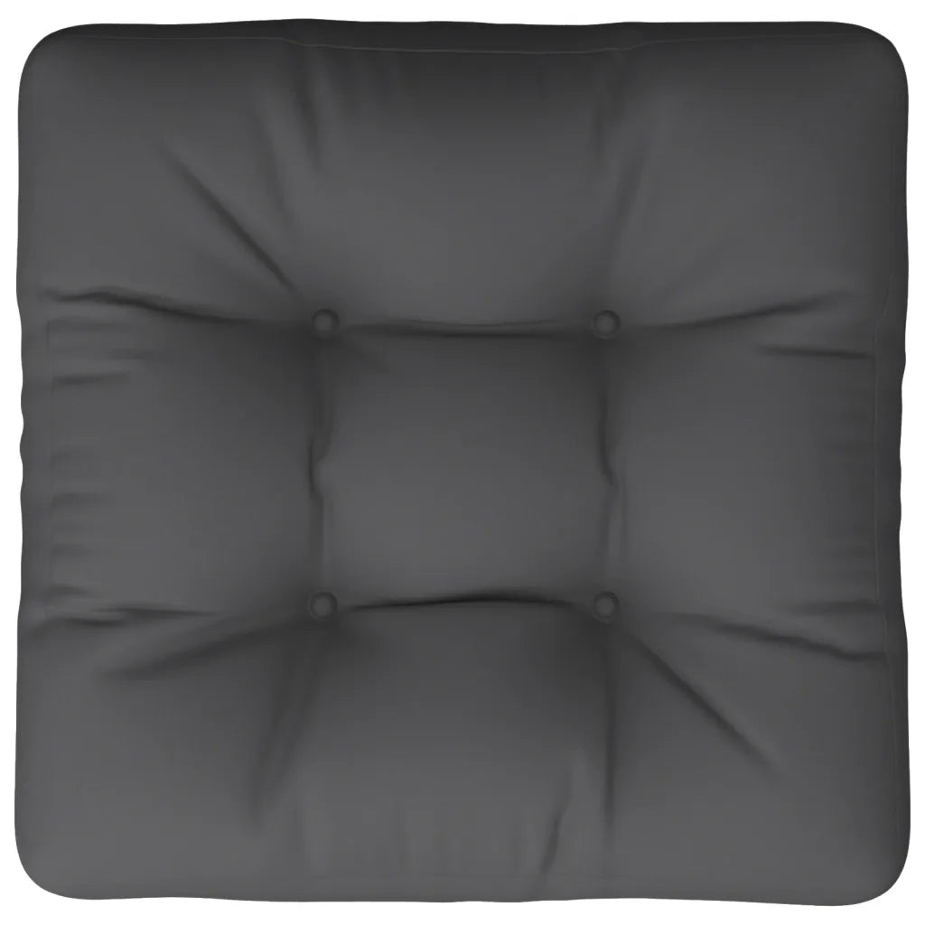 Cuscino per Pallet Antracite 50x50x12 cm in Tessuto 360425
