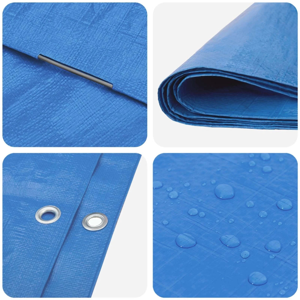 Telo con Occhielli Blu 4 x 5 m 90 gsm PE 42039485