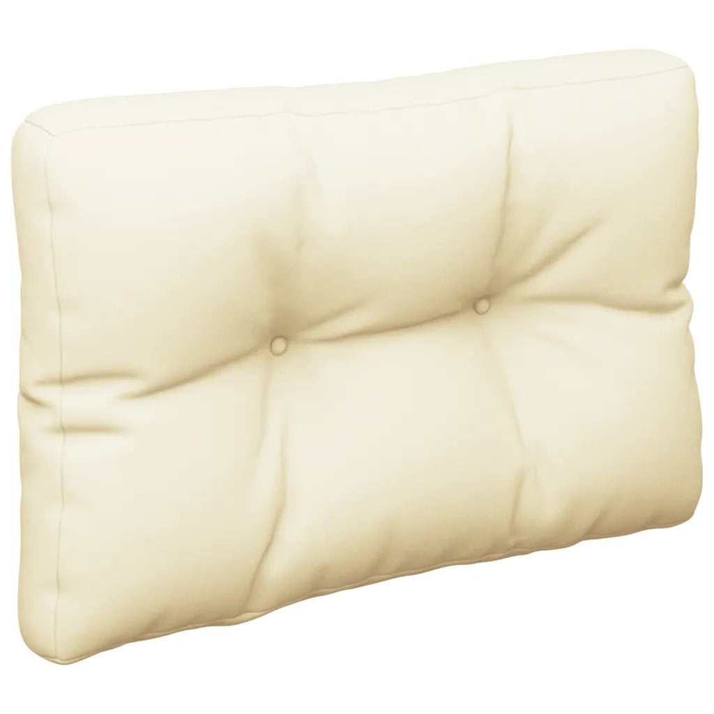 Cuscino per Pallet Crema 50x40x12 cm in Tessuto 360537