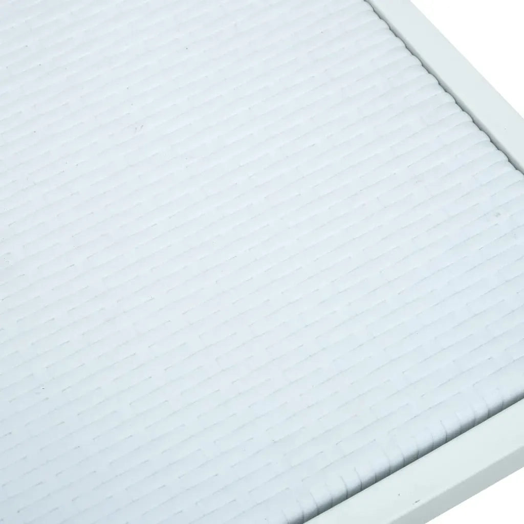 Set Mobili da Pranzo per Giardino 5 pz Bianco 3099271