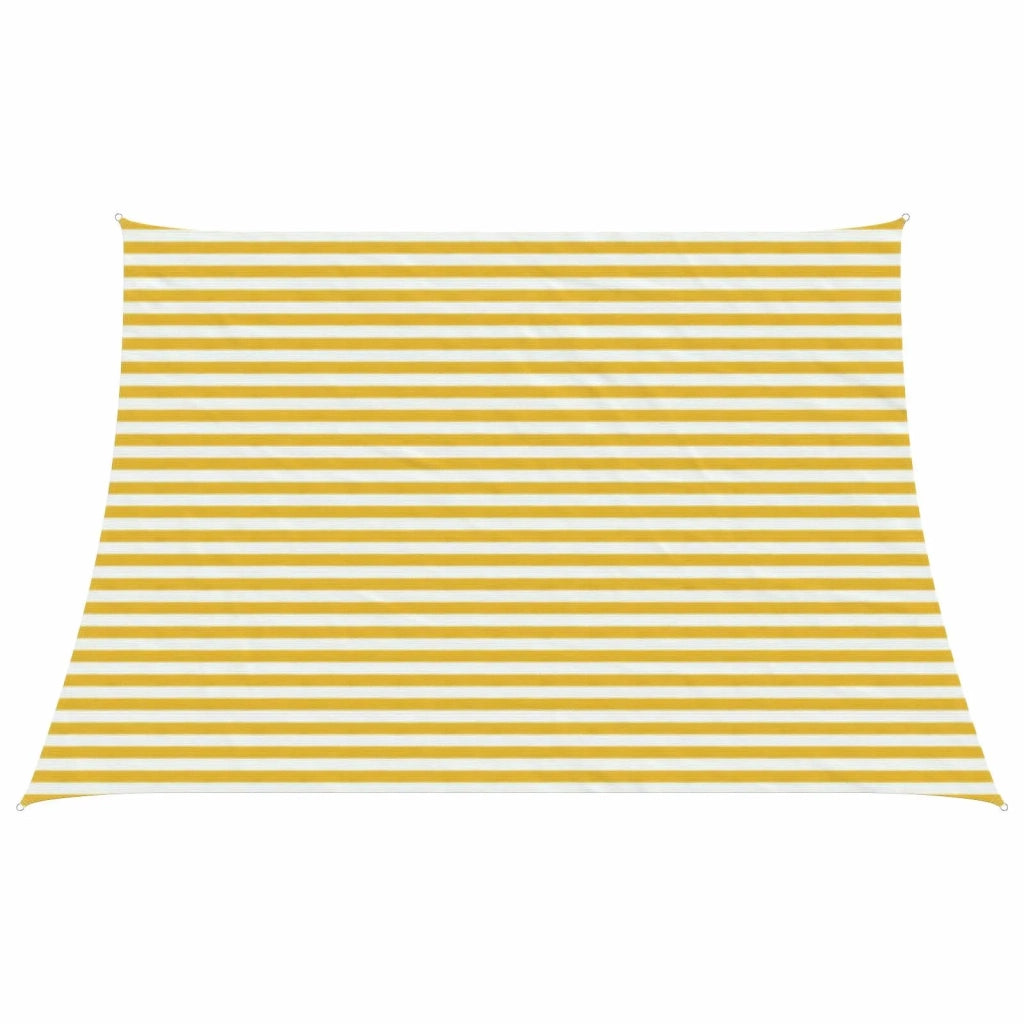 Telo Ombra Giallo e Bianco 3 / 4 x 3 m HDPE 42032863