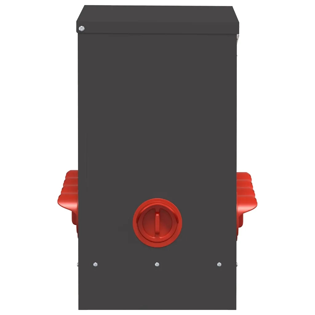 Feeder per pollo 2 pcs Nero 60,5 x 29 x 51 cm 879981
