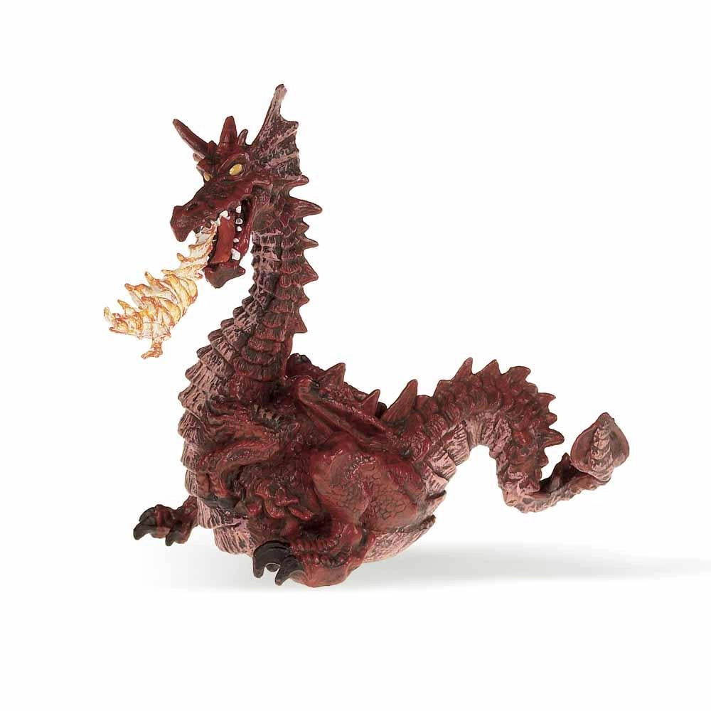 Papo - Red dragon with flame