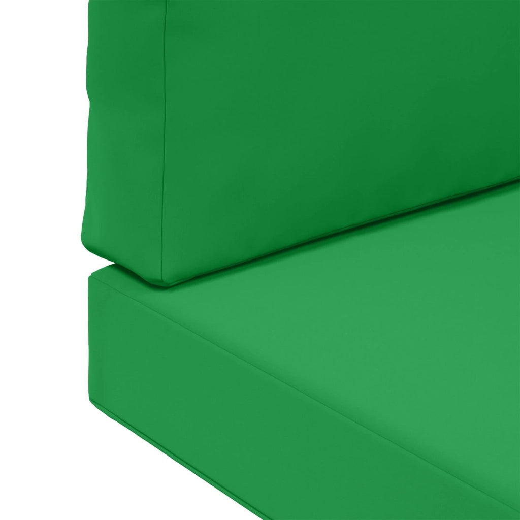 Cuscino per divano da esterno 2 pz | Cuscini per sedie Verde Poliestere