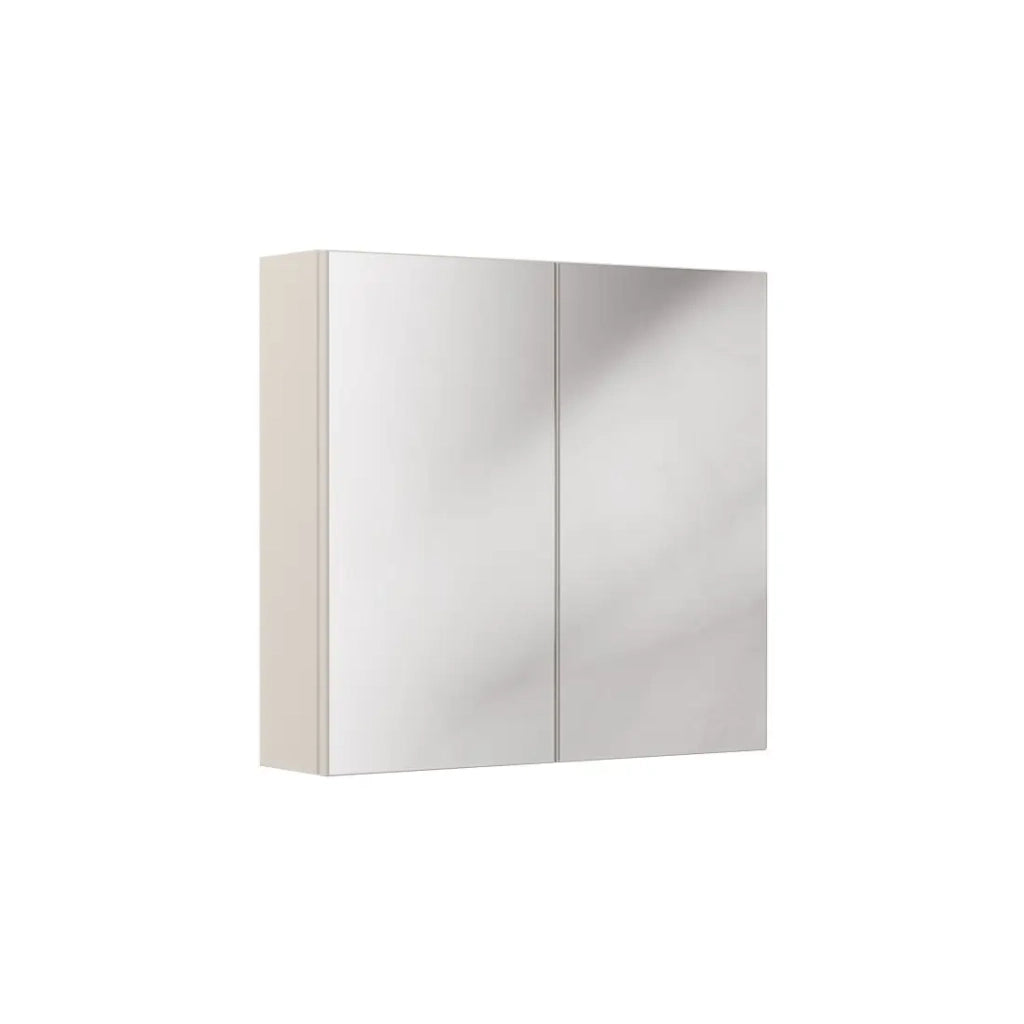 Mobile alto specchio BRAZZA – 2 porte – Colore marrone congo – L80 x H75 cm – Da appendere