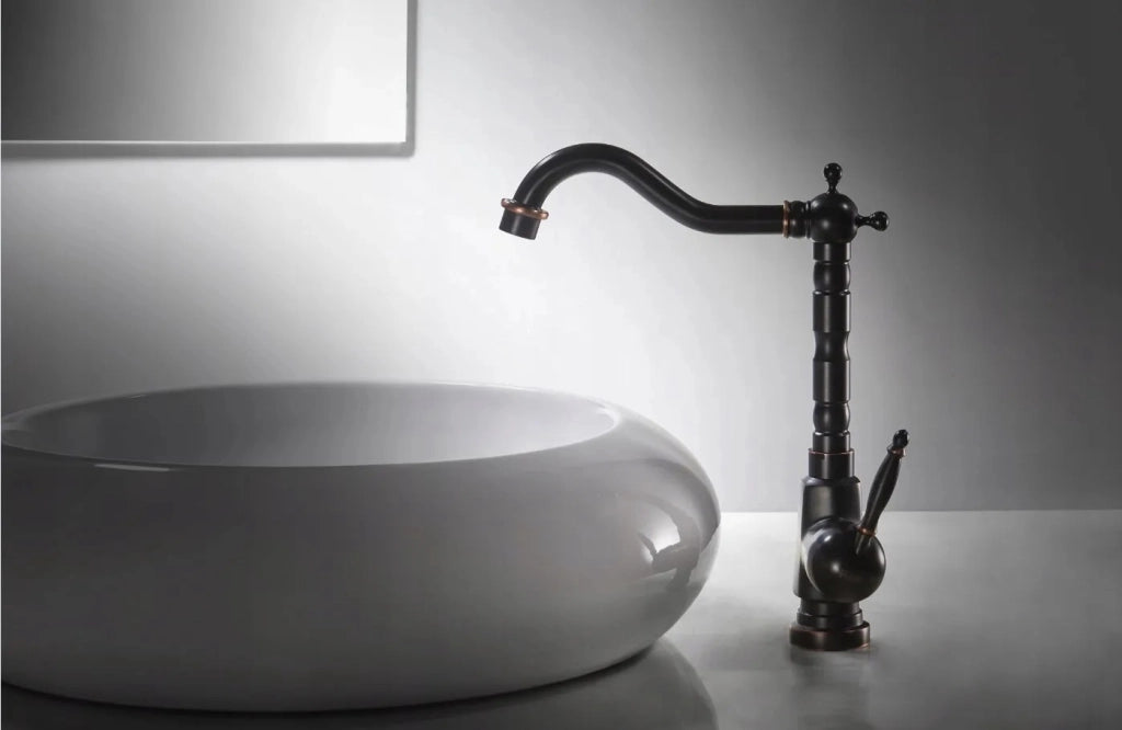 Rubinetto Da Lavabo Rea Bona Old Black High