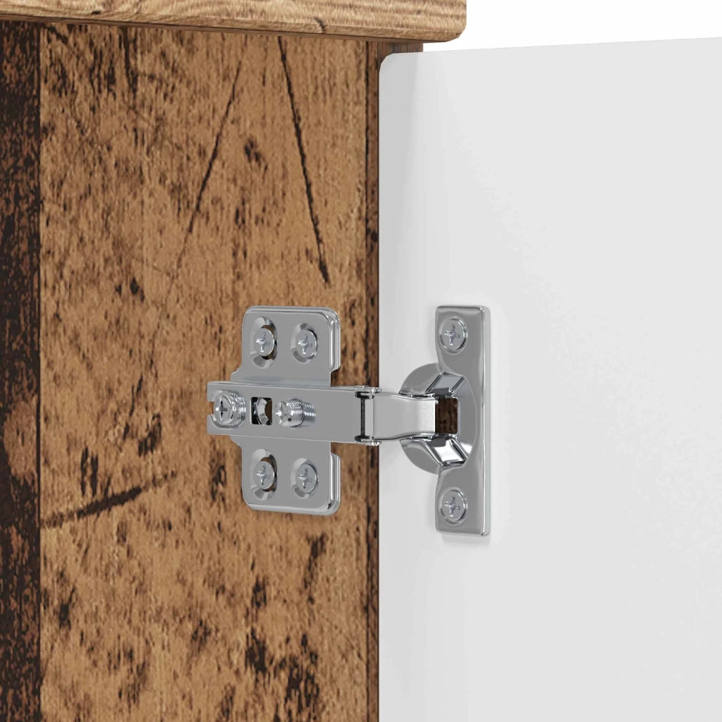 Mobiletto da Bagno Sotto Lavabo Legno antico 890790