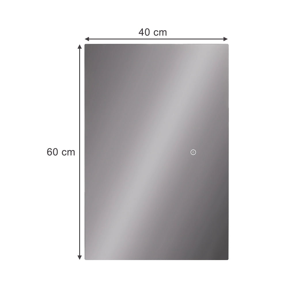 Vicco Specchio bagno Vetro 60 x 40 cm con retroilluminazione