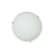 Plafoniera Dylan D.30 1xE27 lastra bianco lucido