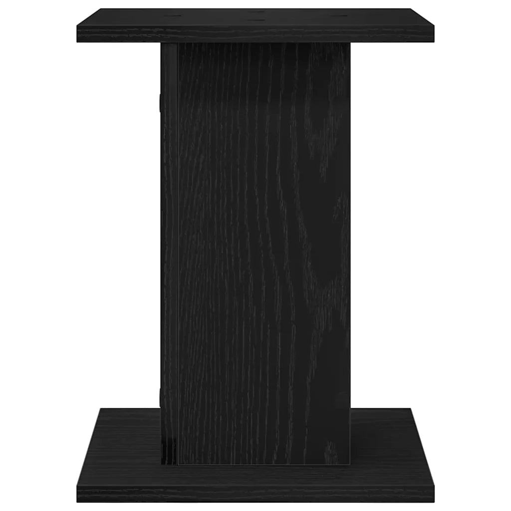 Supporto per piante 2 pz Rovere Nero 30 x 30 x 40 cm 3345113
