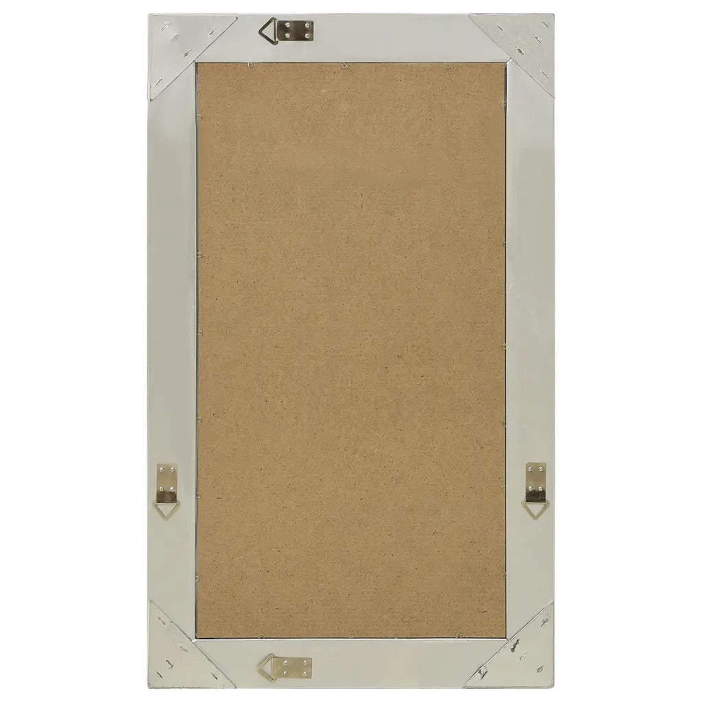 Specchio da Parete Stile Barocco 50x80 cm Argento 320322