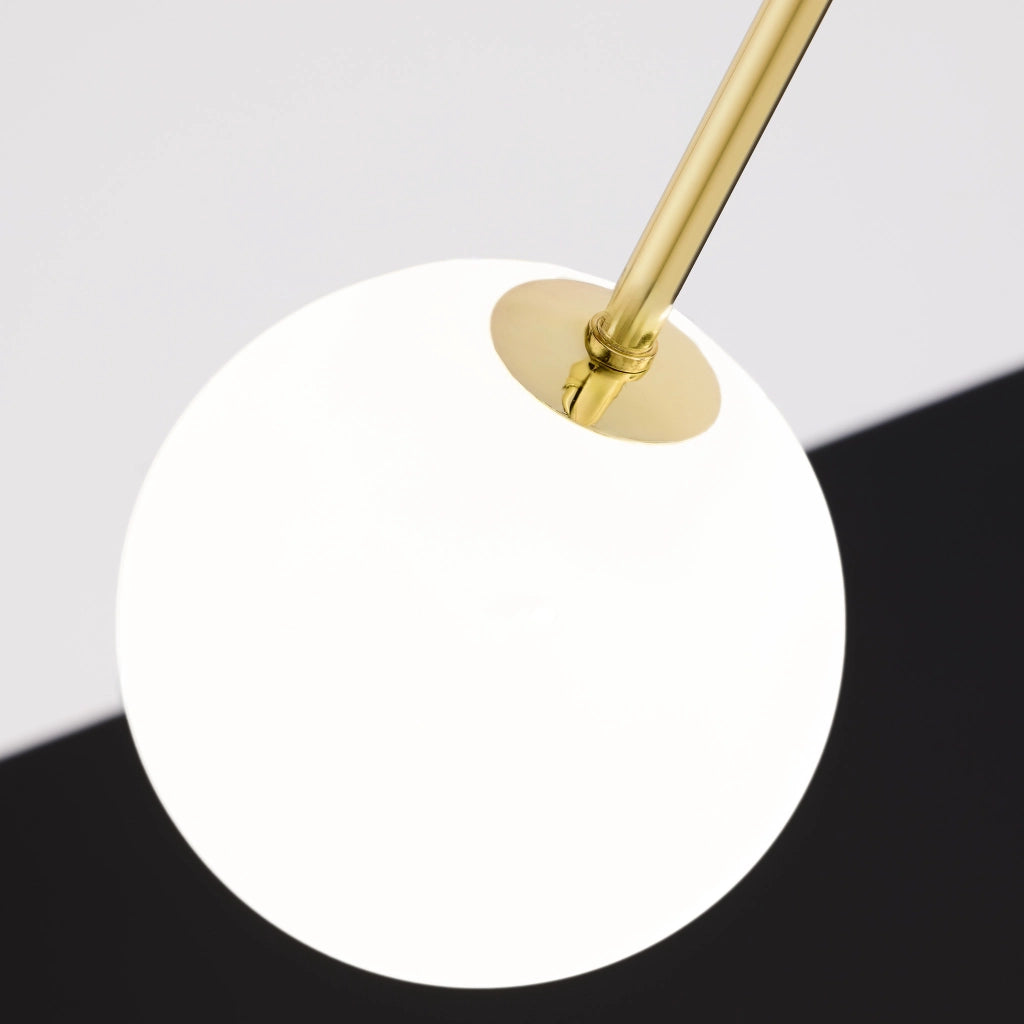 Lampada a sospensione MOKA Jupiter oro/nero 8 luci G9+GU10