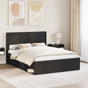 Testiera Letto Nero Legno ingegnerizzato 889716