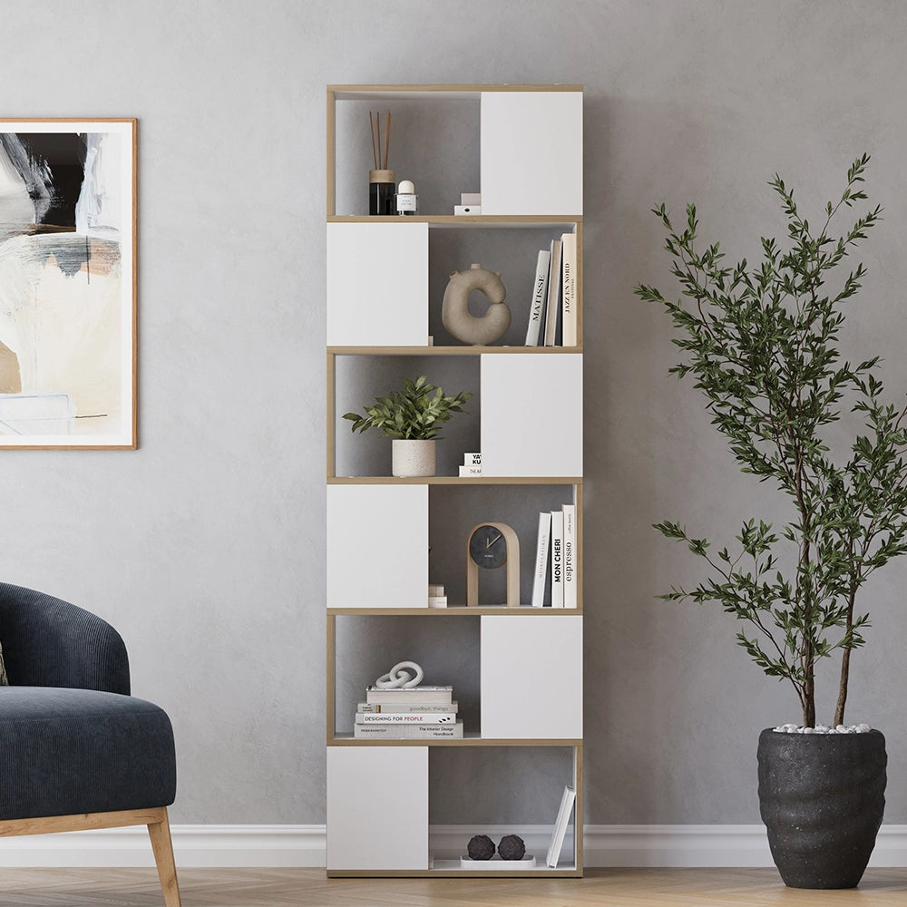 Vicco Divisorio per ambienti Bianco/quercia 60 x 186 cm