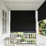 Voletta a rullo con protezione UV Nero 180 x 140 cm Poliestere 42041254